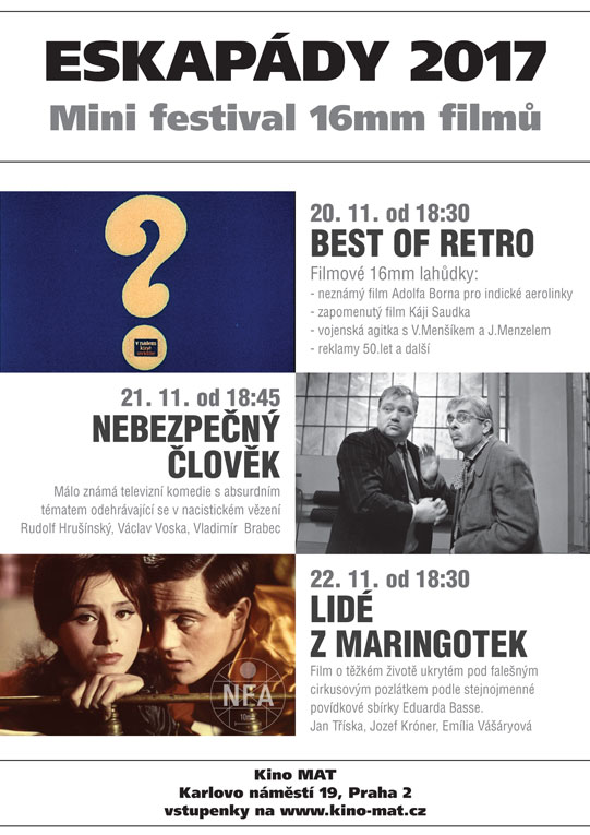 ESKAPÁDY 2017: Best Of Retro aneb Filmové lahůdky ESKAPÁDY 2017: Best Of Retro aneb Filmové lahůdky