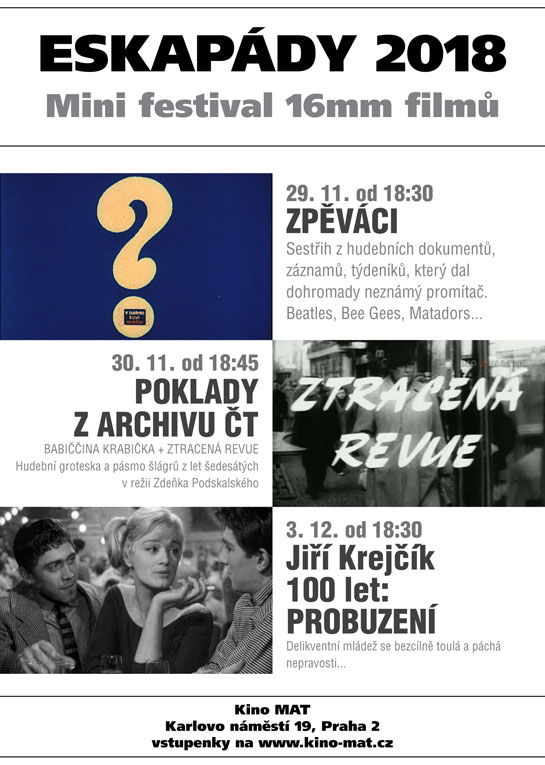 Eskapády 2018: Poklady z archivu ČT Eskapády 2018: Poklady z archivu ČT