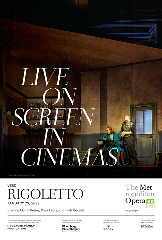 Rigoletto - MET 2021/22 Rigoletto - MET 2021/22