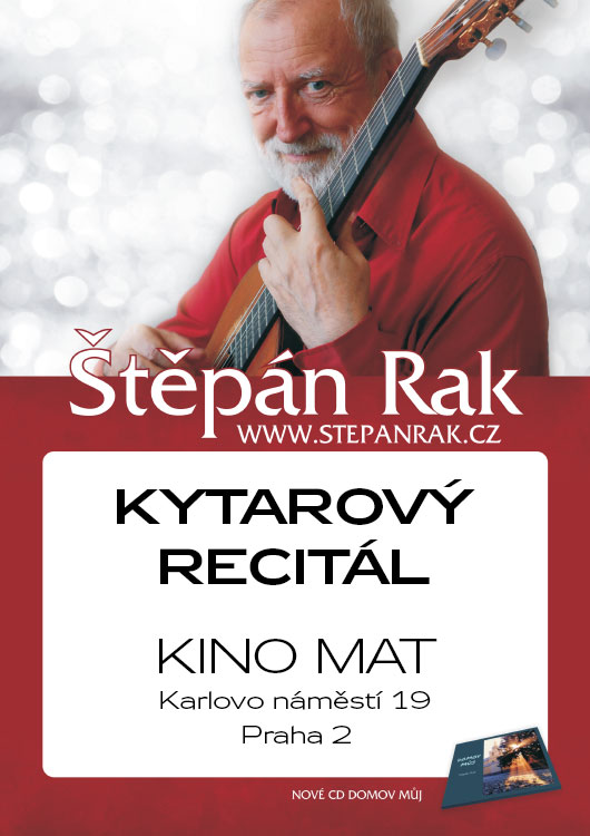 Štěpán Rak - kytarový recitál Štěpán Rak - kytarový recitál