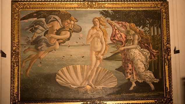 Florencie a Galerie Uffizi