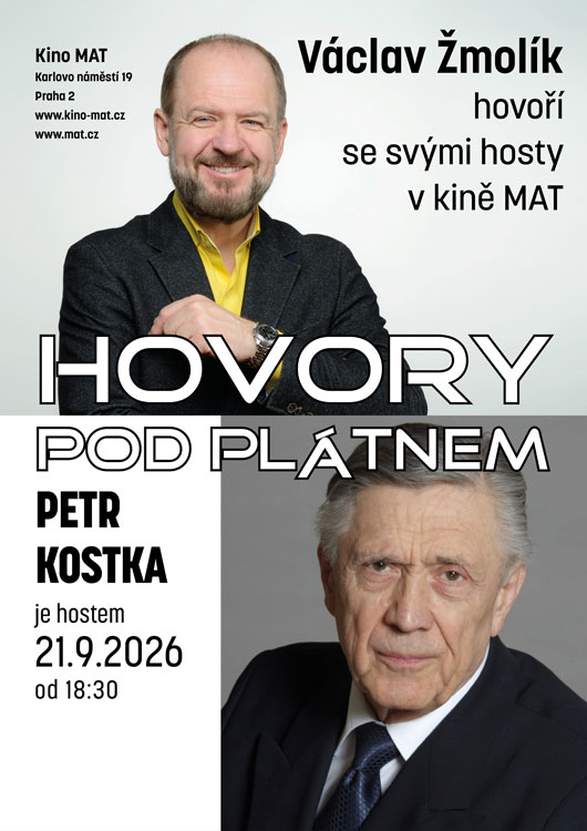 Hovory pod plátnem - Václav Žmolík hovoří s Petrem Kostkou Hovory pod plátnem - Václav Žmolík hovoří s Petrem Kostkou