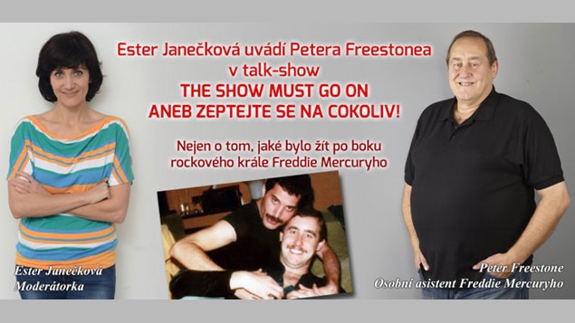 Talk show Ester Janečkové a Petera Freestonea